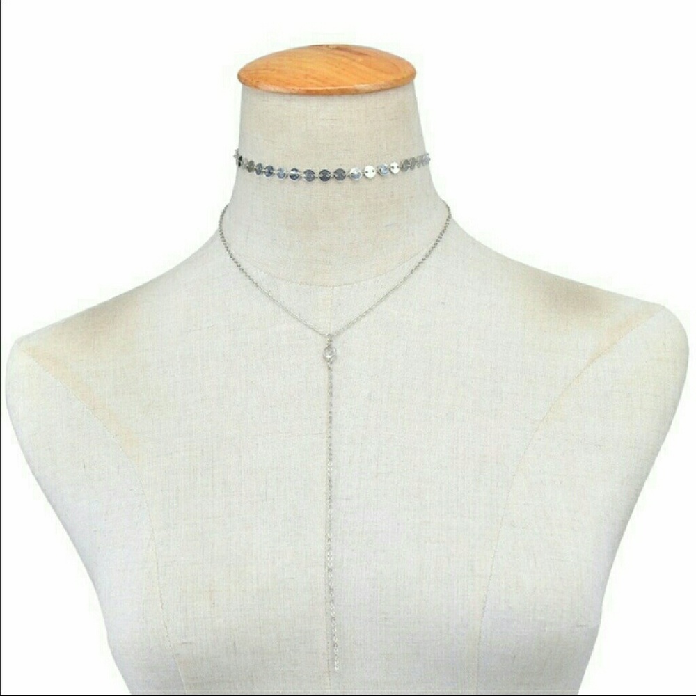 🔥JUST IN! Layered Necklace/Choker - Picture 2 of 2